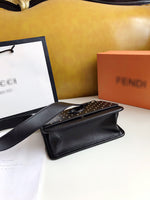 M-Handbag Fendi 25-19cm Womens Tote Bags Top Handle Satchel Quilted Handbags Travel Bag