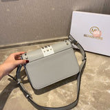 M-Handbag M.K 23-16cm Women Designer Rivet Shoulder Bag Ladies Top Handle Clutches Handbags Purse