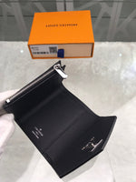 A-accessories NO.M62948 8.5-12.0-1.5cm Louis Vuitton Women's Short Purse Leather Medium Wallet Bifold Card Coin Holder Small Purses Buckle Zipper