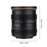 E-Electronic Kamlan 28mm f1.4 Humanistic fixed focus APS-C frame mirrorless lens Wide Angle APS-C Large Aperture Manual for Mirrorless Cameras For Sony Fuji M4/3 Canon Camera Lens