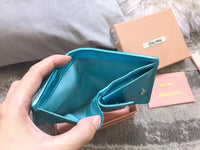 A-accessories MIU MIU NO.LT.5MV204 8-11cm Women Wallets Small Bifold Leather Pocket Wallet Ladies Mini Short Purse