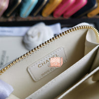A-accessories NO.69271 7.5-11.5-2.5cm Small Wallet for Women PU Leather Leaf Pendant Card Holder Organizer Zipper Coin Purse