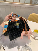 M-Handbag Hermès 20cm Women's Handbags Purses Small Tote Shoulder Bag Top Handle Satchel Bag for Work