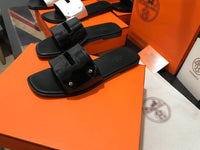 S-shoe H.e.r.m.e.s Women Slides Fashion Women Slippers Soft Slippers Soles Home Bath Slippers Shoes