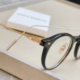 S-sunglasses 2021 Gentle Glasses For Jojo With White Round Case in Metal Frame with Anti Radiation and Anti Reflective for Women/Anti Radiation/Blue Light/Replaceable Optical Lens/Metal Hinge/High Quality Hinge/High quality/Eye glasses on sale