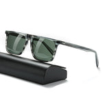 2021 Brand Designer Square Sunglasses Women Vintage Women's Sunglasses for men  Real Glass Lenses Polarized Lens Sunglasses