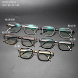 Optical Lenses Square Denmark Linde 9912 Titanium No Screw Korea Glasses Frames Optical Ultra-light Business