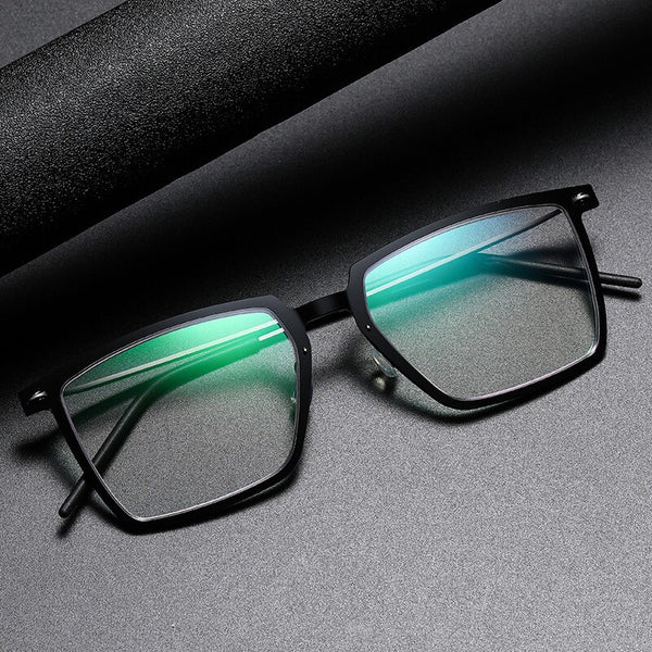 Eyeglass Frames For Men Denmark Linde 6577 Titanium No Screw Korea Glasses Frames Optical Ultra-light Business Frame