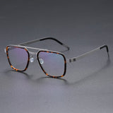 Men Glasses 9743 Denmark Titanium No Screw Korea Glasses Frames Optical Ultra-light Business Square Women lens Frame