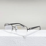 Luxury Style Glasses Frame Titanium Prescription Glasses Men and Women Myopia Eyeglasses Frame French Brand Designer