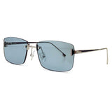 2023 Brand Designer Women Sunglasses Rimless Sun Glasses Square Eyeglasses Alloy Summer Eyewear UV400