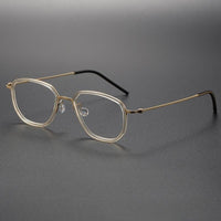 Eye Glasses For Men 5505A Round Denmark Titanium No Screw Korea Glasses Frames Optical Ultra-light Business Reading Ｇlasses