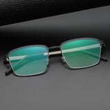 Woman's Eyeglass Denmark Linde 7426 Titanium No Screw Korea Glasses Frames Optical Ultra-light Business Titanium Eyeglass Frames