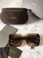 S-sunglasses Mens Sunglasses Mirrored Retro Large Oversized Square Designer Eyewear for T.O.M F.O.R.D TF0580