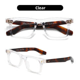 Jacques NN-037 Retro Vintage High Quality Men Women Glasses Frame  Rectangular Acetate myopia  prescription glasses