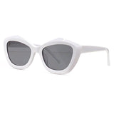 Fashion Cat's Eye Sunglasses Female Luxury Gradient Lens Design Ladies Sunglasses Retro Big Frame Elegant Summer Sunglasses