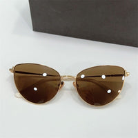 Cat Eye Female Original Brand Sunglasses Tom For Acetate Fashion Women's Sunglasses FT1005 Famous Brand Luxury Designer