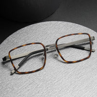 Titanium Eyeglass Frames Denmark Linde 9754 Titanium No Screw Korea Glasses Frames Optical Ultra-light Business Glasses