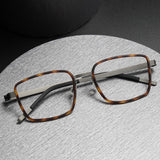 Titanium Eyeglass Frames Denmark Linde 9754 Titanium No Screw Korea Glasses Frames Optical Ultra-light Business Glasses