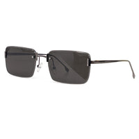 2023 Retro Sunglasses Female Rimless Square Metal Temples Sunglasses Gradient Sunscreen Fashion Summer Travel Sunglasses
