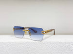 Fashionable borderless sunglasses Gradient lenses Men's sunglasses Brand designer Top quality