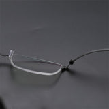 Glasses Frames For Men 7405 Denmark Titanium No Screw Korea Glasses Frames Optical Ultra-light Business Square Eyeglass Frame