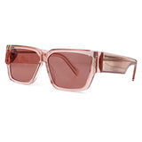 2023 Retro Square Colored Frame Sunglasses Fashion Trend High-End Protective Female Glasses Free Shipping