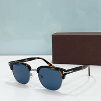 Sunglasses Luxury Brand Tom For Women Sunglasses 2023 TF805-K Famous Brand Luxury Designer Round Accetate Popular Shades
