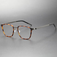 Eyeglasses Denmark Linde 9749 Titanium No Screw Korea Glasses Frames Optical Ultra-light Square Eyeglass Frames