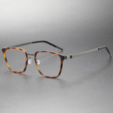 Eyeglasses Denmark Linde 9749 Titanium No Screw Korea Glasses Frames Optical Ultra-light Square Eyeglass Frames