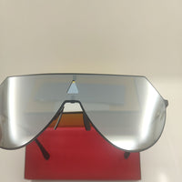 Sale 2021 Big Frame Goggle Black Silver Women Sunglasses For Men Male Brand Designer Party Girls Black Alloy For Sun Glasses