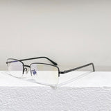 Luxury Style Glasses Frame Titanium Prescription Glasses Men and Women Myopia Eyeglasses Frame French Brand Designer