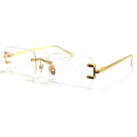Brand Design Sunglasses Women Rimless Sun Glasses Summer Rectangle Eyeglasses Drving Outdoor Fashion Eyewear
