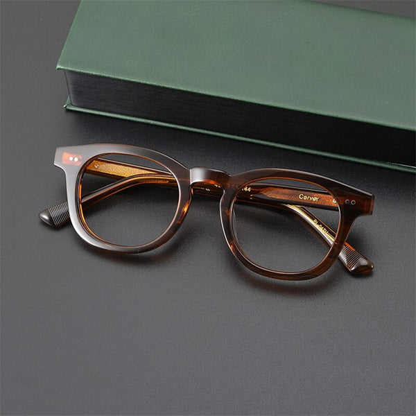 Carver Men Women's Reading Optical Eyeglasses Frame Retro Glasses For Men and Women  Prescription Glasses