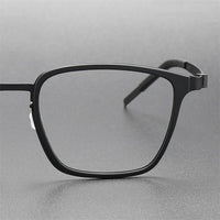 Eyeglasses Denmark Linde 9749 Titanium No Screw Korea Glasses Frames Optical Ultra-light Square Eyeglass Frames