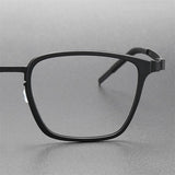 Eyeglasses Denmark Linde 9749 Titanium No Screw Korea Glasses Frames Optical Ultra-light Square Eyeglass Frames