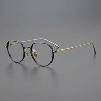 7.8G Japanese Super Light Eyeglasses Frames Men Women Prescription Glasses Asian Pure Titanium Top Designer Round Eyewear