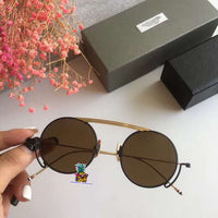 S-sunglasses New Unisex Sunglasses  Round Frame Gold master craftsmanship for Thom Browne TBS111