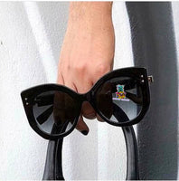 S-sunglasses Women Retro Metal Frame Mirrored Sunglasses Oversized Cat Eye Glasses eyewear for Fendi 0265