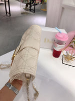 M-Handbag Dior 28-24cm Womens Business Professional Office Work Bag Lightweight Shoulder Handbag