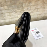 A-accessories NO.81223 11-9cm Women's Short Leather Card Holder Purse Zipper Buckle Elegant Clutch Wallet