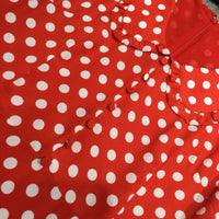 D-clothing Dior Dresses for Women V Neck Ruffle Polka Dot Loose Swing Casual Short T-Shirt Dress