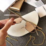 S-sunglasses Free Ship V Brand KALO Top Quality Metal Full Frame Designer Sunglasses For Women UV400 Protecton Mirror Sunglass with black case