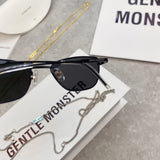 S-sunglasses Free Ship V Brand KHAN Top Quality Metal Full Frame Designer Sunglasses For Women UV400 Protecton Mirror Sunglass with black case