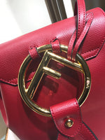 H-bag Fendi BACKPACK Red leather backpack Length:22 Height:26 Depth:15