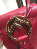 H-bag Fendi BACKPACK Red leather backpack Length:22 Height:26 Depth:15