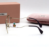 S-sunglasses MIU MIU Cateye Metal Women Eyeglasses Protection & Designer Style for 54P