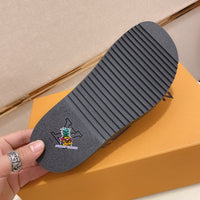 S-shoe Louis Vuitton Women Sandals Summer New Thick Heel Platform Sole Shoes Female Summer Flat Casual Shoes Fashion Sports Beach Women's Slippers Heels Women Platform Sandals Female Thick Bottom Shoes Wedge with Open Toe