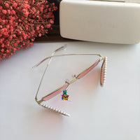 S-sunglasses JINNNN X PERCY LAU BAMBI SUNGLASS FEATURING A METALLIC BRIDGE AND NYLON LENSE