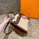M-Handbag Hermès 28-23cm Womens Soft Leather Purses and Handbags Crossbody Bags Multifunctional Shoulder Bag Satchels for Women